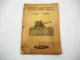 Original Clayson M133 M135 Mähdrescher Ersatzteilliste Ersatzteilkatalog1966