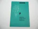 Original Demag P5 - P50 Seilzug Hebezug Ersatzteilliste Ersatzteilkatalog 1960er
