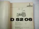 Original Deutz D5206 Schlepper Ersatzteilliste Teilenummernliste 1975
