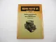 Original Deutz F4L F6L A4L A6L 514 Dieselmotor Betriebsanleitung Wartung 1963