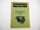 Original Deutz F6L F8L A6L A8L 614 Dieselmotor Betriebsanleitung Wartung 1960