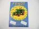original Fendt Traktor Dieselross Prospekt Werbepappe für Abreißkalender 1950er