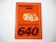 Original Fiat 640 640DT Traktor Betriebsanleitung Bedienung Wartungsplan 1974