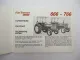 Original Fiat 666 766 Schlepper Betriebsanleitung Bedienung Wartung 1982