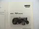 Original Fiat 750 special Schlepper Betriebsanleitung Bedienung Wartung 1971