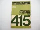 Original Fiat Trattori 415 Schlepper Betriebsanleitung Bedienung Wartung 1965