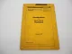 Original Grimme Standard Kartoffel Vollerntemaschine Ersatzteilliste 1981