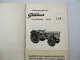 Original Güldner A2W Schlepper mit Motor 2DNS Betriebsanleitung Wartung 1960