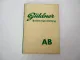 Original Güldner AB Schlepper mit Motor 2BS Betriebsanleitung Wartung 1959