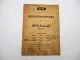 Original Hatz E 80 85 89 G FG FL Dieselmotor Betriebsanleitung Wartung 1962
