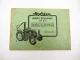 Original Holder B10 Diesel Schlepper Betriebsanleitung Ersatzteilliste 1953