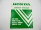 Original Honda WA20X WA30X Wasserpumpe Werkstatthandbuch Reparatur 1983