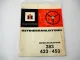 Original IHC 383 423 453 Dieselschlepper Betriebsanleitung Wartung 1972