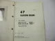 Original Komatsu 4P Gasoline Engine FG 10 14 15 18 L Forklift Parts Book 1984