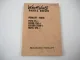 Original Komatsu FB 20 25 G GH L -3 Forklift Parts List Ersatzteilliste 1984