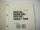 Original Komatsu FD FG 50 60 H -3 Forklift Truck Parts List Ersatzteilliste 1983