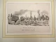 Original Kreidelithografie Hamburg Jungfernstieg nach Brand 1842 D. Leudesdorf