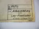 Original Ley Frontlader für Deutz D40S D50S Anbauanleitung Zeichnung 1963