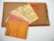 Original Mappe ca. 1940 WK2 Lebenmittelmarken Raucherkarten Brot Fett Fleisch