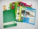 Original Mappe mit 16x Prospekt Hermann Schulte Landtechnik 1970/80er Jahre