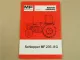 Original Massey Ferguson MF 235-8G Schlepper Betriebsanleitung 1977 Wartung