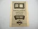 Original Nora W40 Vierkreis Super Radio Betriebsanleitung 1940 Berlin