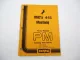 Original OMC 441 Mustang Skid Loader Kompaktlader Parts Manual Ersatzteilliste