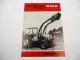 Original Prospekt Baas Frontlader Baaslader zum Eicher Schlepper ca. 1978