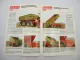 Original Prospekt Bergmann D 100 130 Dreiseitenkipper Anhänger 1980/90er Jahre