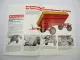 Original Prospekt Bergmann Z 90 130 Zweiseitenkipper Anhänger 1980/90er Jahre