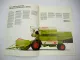 Original Prospekt Claas Dominator 38 48 Mähdrescher mit 20 Seiten von 1982