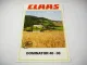 Original Prospekt Claas Dominator 38 48 Mähdrescher mit 20 Seiten von 09/1982