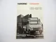 Original Prospekt Hanomag F 45 55 65 66 75 LKW Pritschenwagen 1970er Jahre
