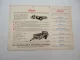 Original Prospekt Lohmann Stallmiststreuer 1955 mit technischen Daten