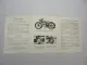 Original Prospekt Meister Sachs M47S M48S Mofa 98 ccm 1950er Jahre Bielefeld