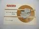 Original Prospekt Peko Club Sitz 100 für Schlepper 1960/70er Jahre