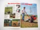 Original Prospekt Reform 715 725 735 Motormäher Einachser 1990er Jahre