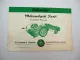 Original Prospekt Schmotzer Mehrzweckgerät Kombi ca. 1957