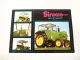 Original Prospekt Sirocco Traktorkabine an John Deere 2130 1980er Jahre