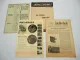 Original Prospekt Testbericht Printz Hydraulik für Schlepper 1950er Jahre