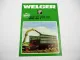 Original Prospekt Welger EDK 90 110 130T Einachs Dreiseitenkipper 1983