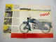 Original Prospekt Zündapp Super Falconette KS50 Motorrad 1960er Jahre