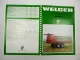 Original Prospektmappe m. 13 Prospekten Welger Verkaufsprogramm Landtechnik 1993