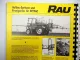 Original Prospektmappe Rau Landtechnik für z.B. Unimog MB-trac Intrac 1980er J.