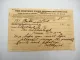 Original Western Union Telegraph Company USA Formular Telegramm von ca. 1900
