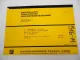Original ZF 6 WG-180 Hydromediagetriebe Ersatzteilliste O&K Faun Parts List 6/89