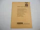 Peko GM20 Coupe 400 Verdeck f. Schlepper z.B. Hanomag Montageanleitung 1960/70er