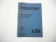 Perkins 4.236 Dieselmotor Betriebsanleitung Bedienungsanleitung 1968