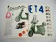 Piaggio Vespa ET4 Motorroller mit 125 ccm Prospekt 1996