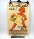 Plakat Schreib mir mal! Glückspostkarte Deutsche Nothilfe 1928 S.B. Senger